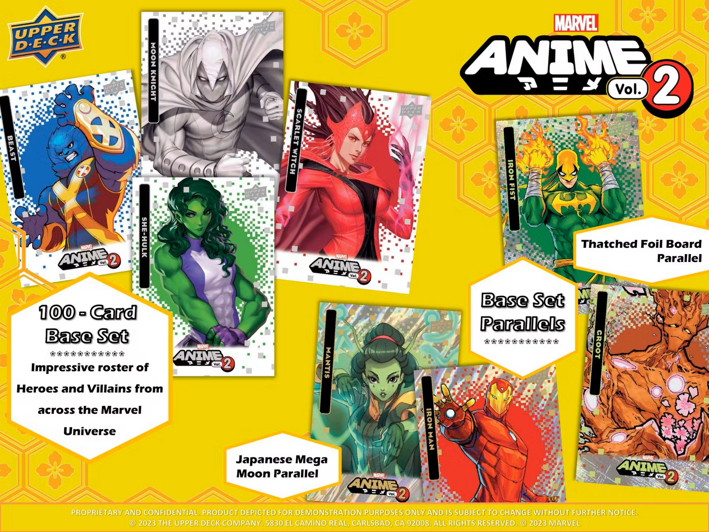 Marvel Anime Volume 2 Hobby Box Upper Deck 2023