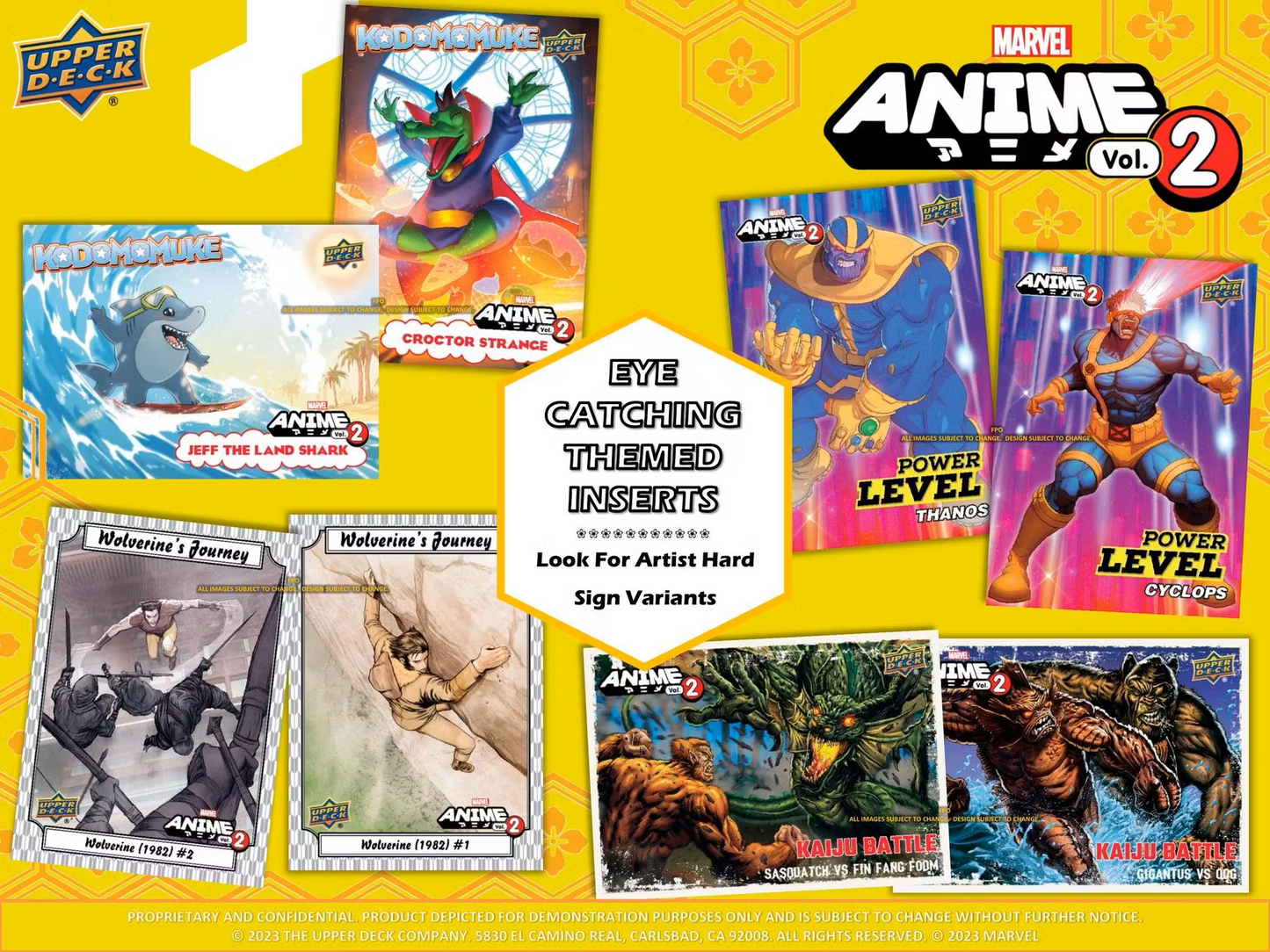 Marvel Anime Volume 2 Hobby Box Upper Deck 2023