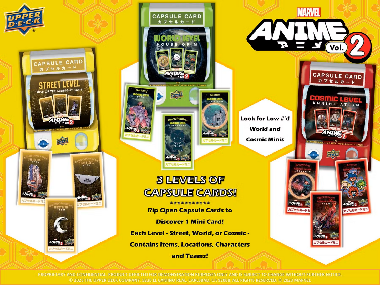 Marvel Anime Volume 2 Hobby Box Upper Deck 2023
