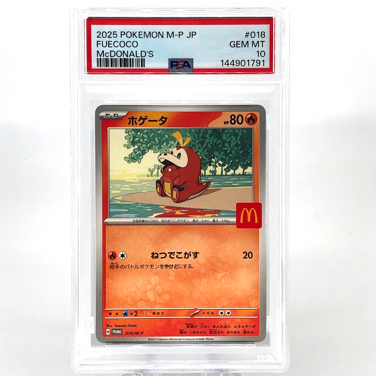 fuecoco pokemon card mcdonalds PSA 10 018/M-P Promo Japanese Karte [10 – Madgems The item may be Buy in Bulk and Save per BOX!!:10 Disney Lorcana Trading Card PKM Scarlet & Violet