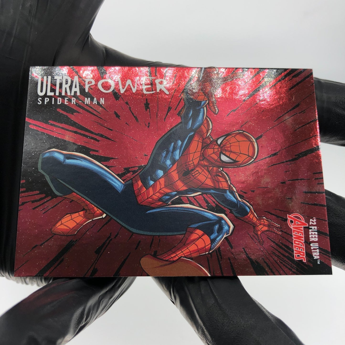 Marvel Card Spider-Man UP-3 Ultra Power Fleer Upper Deck Ultra Avengers 2022