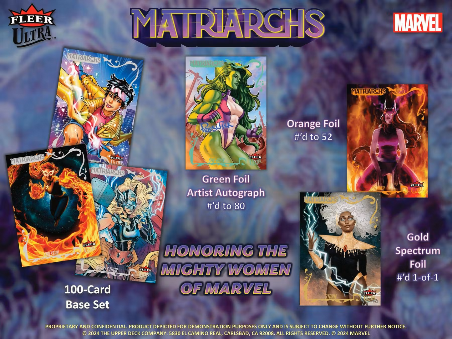 Fleer Ultra Matriarchs of Marvel Hobby Box 2024 Sealed