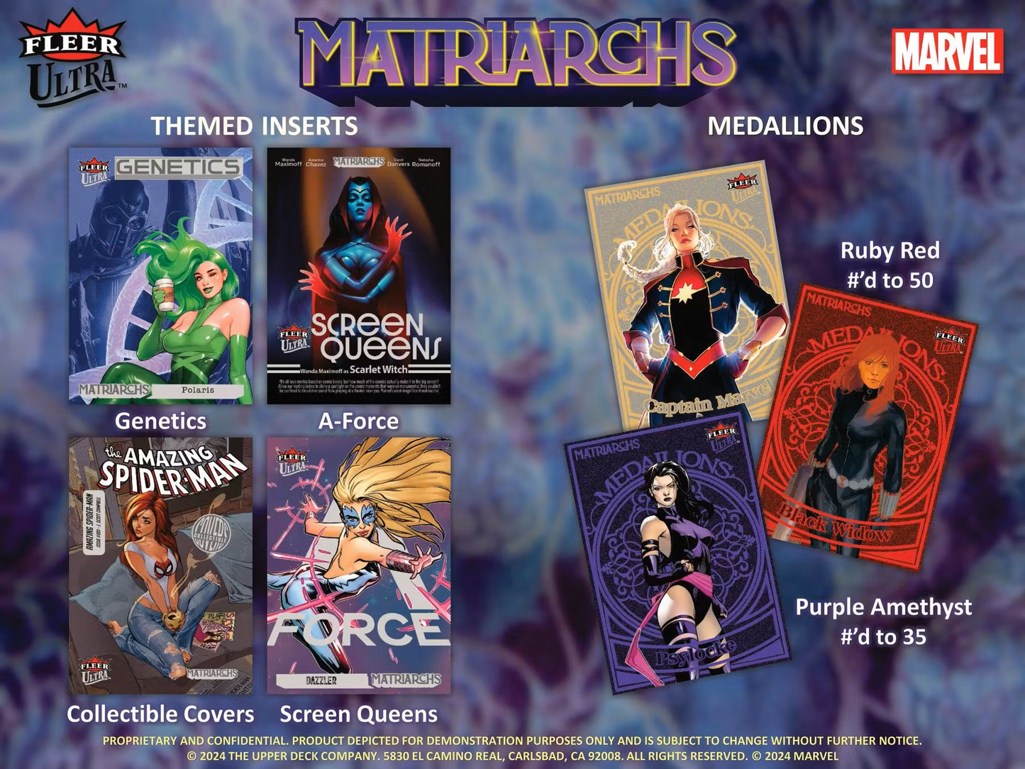 Fleer Ultra Matriarchs of Marvel Hobby Box 2024 Sealed