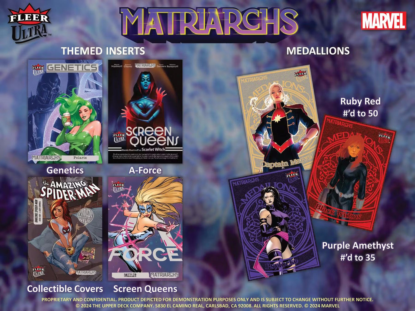 2024 Upper Deck Fleer Ultra Matriarchs of Marvel Hobby Full Case PYC