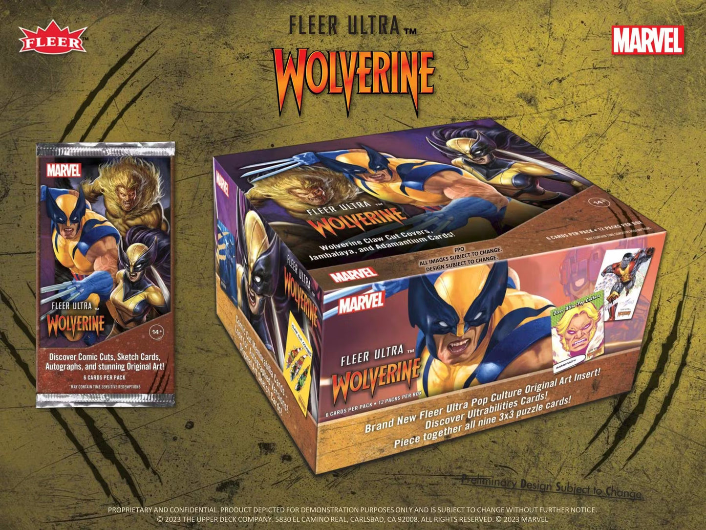 2024 Upper Deck Fleer Ultra Wolverine Hobby Full Case PYC