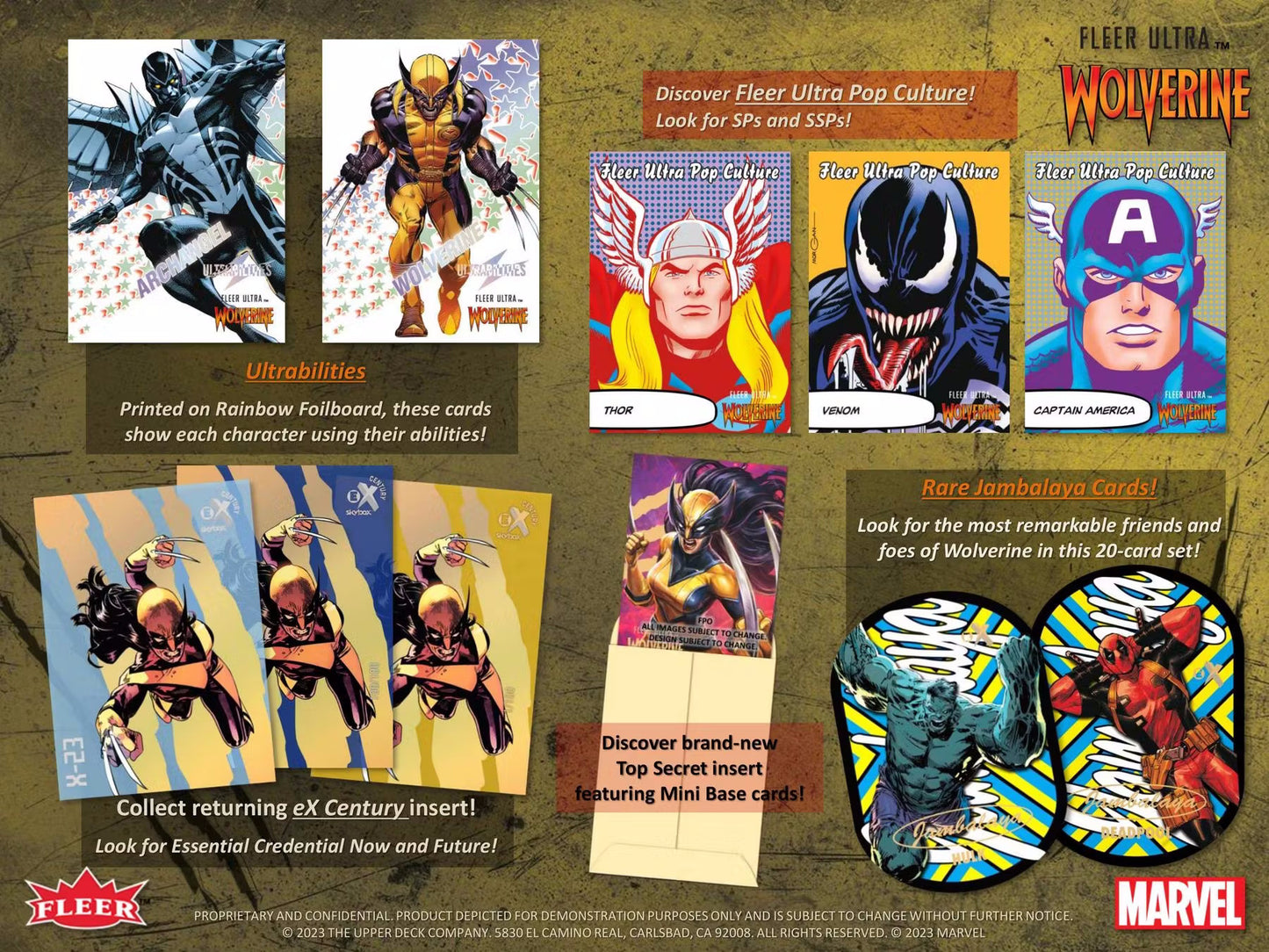 2024 Upper Deck Fleer Ultra Wolverine Hobby Full Case PYC