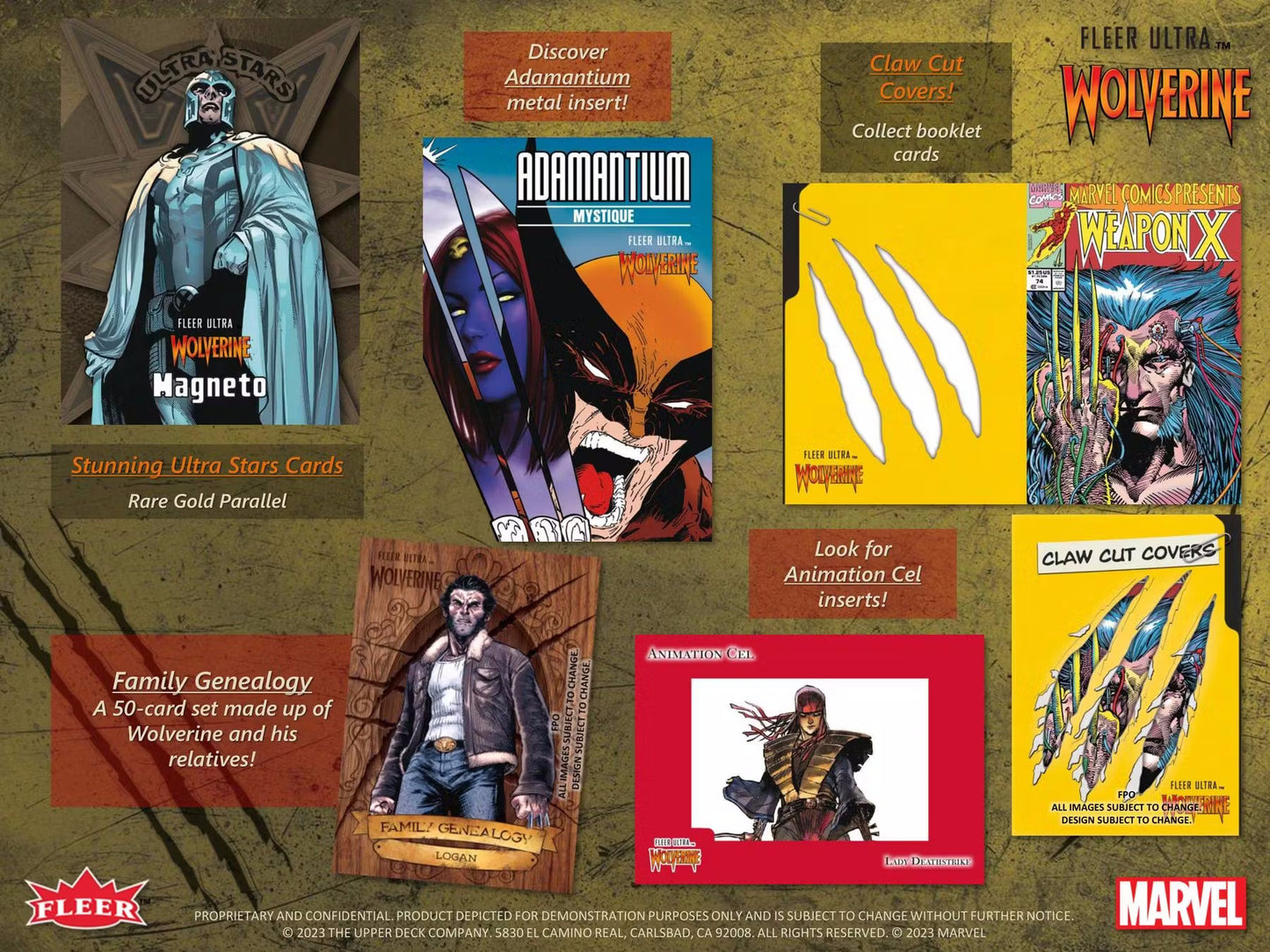 2024 Upper Deck Fleer Ultra Wolverine Hobby Full Case PYC