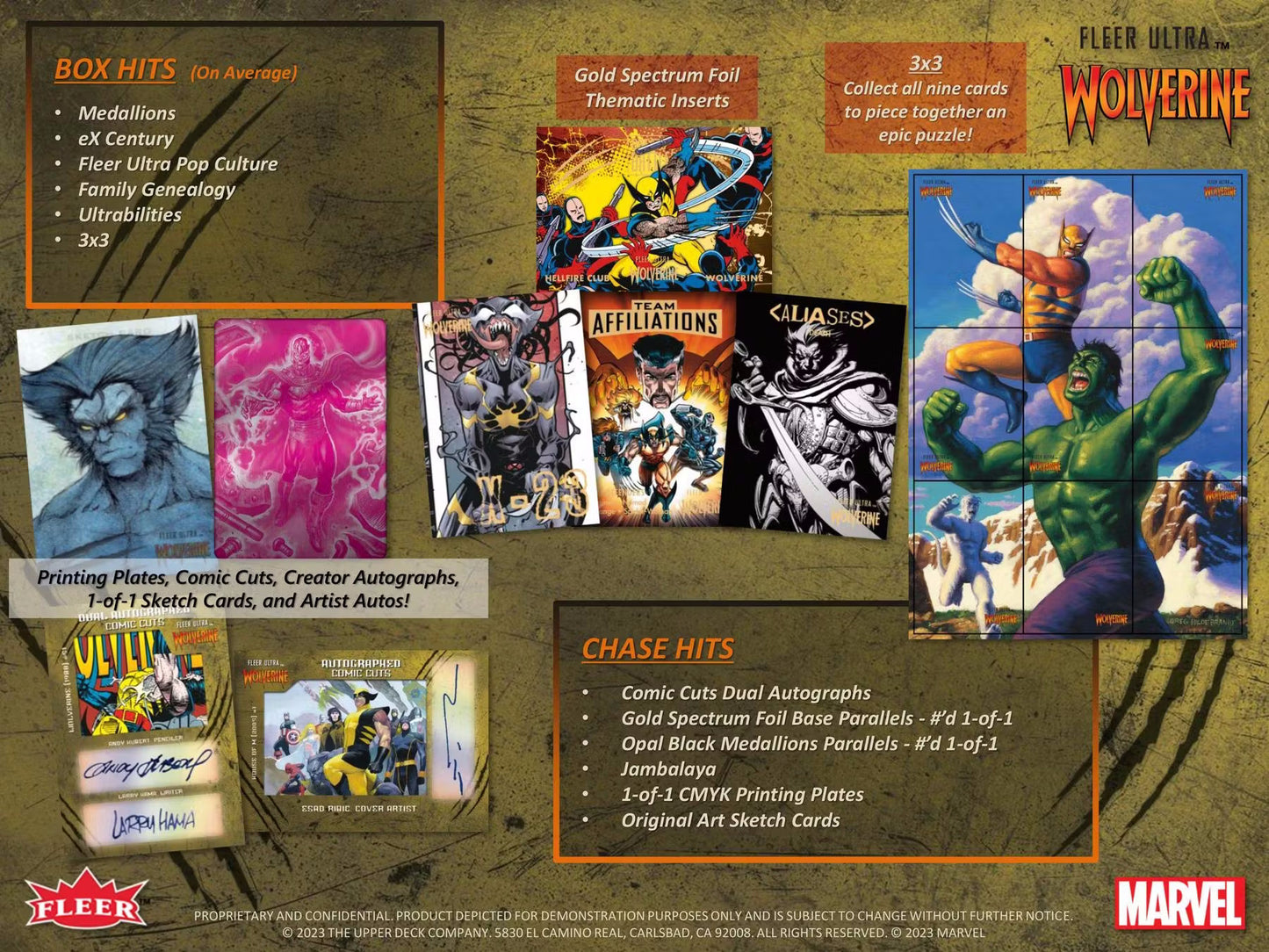 2024 Upper Deck Fleer Ultra Wolverine Hobby Full Case PYC