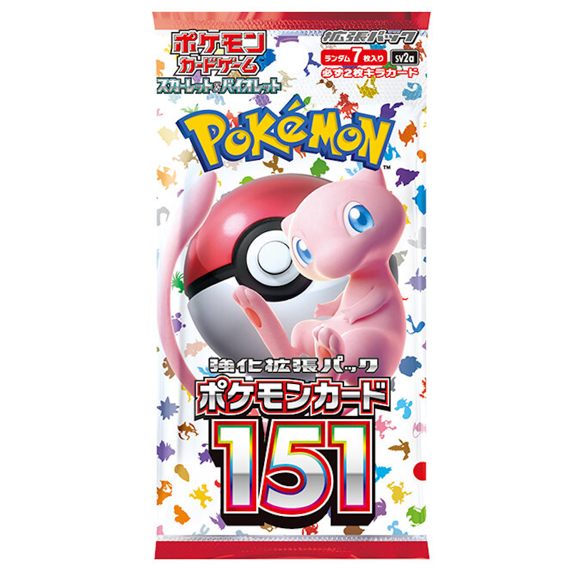 Pokemon Japanese 151 SV2A Booster Pack
