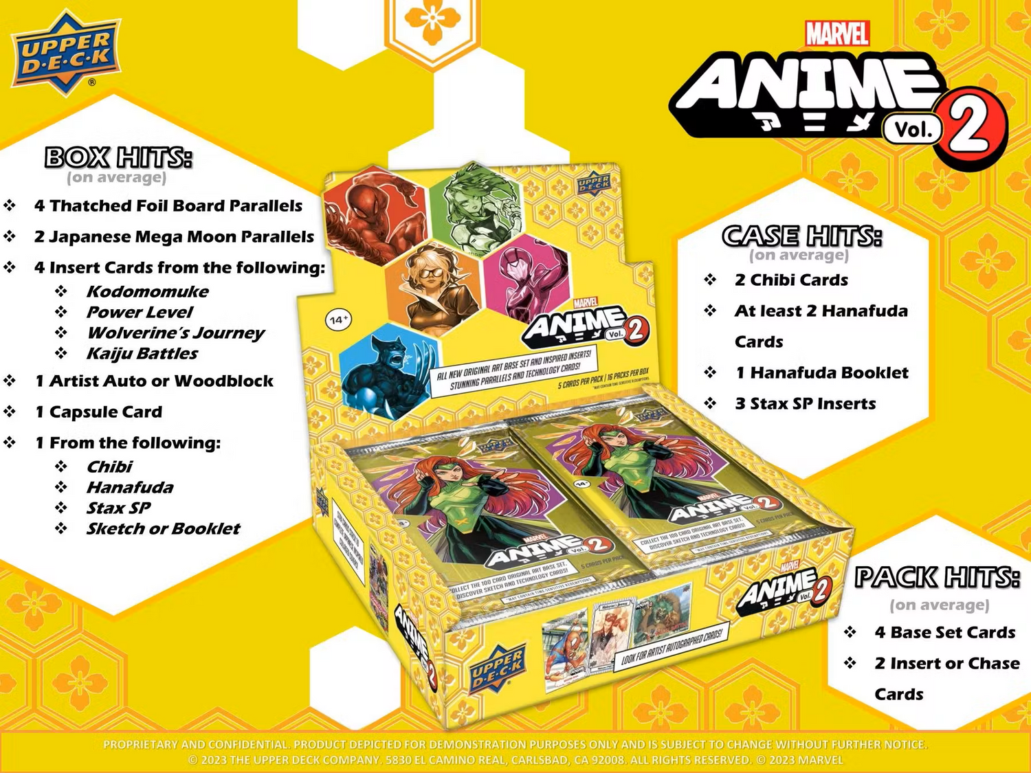Marvel Anime Volume 2 Hobby Box Upper Deck 2023