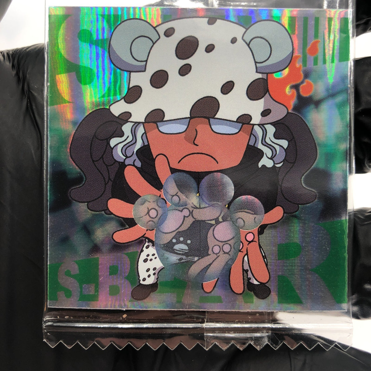 One Piece S-Bear Seraphim SW9-12 GR Holo Wafer  Japanese [Sealed]