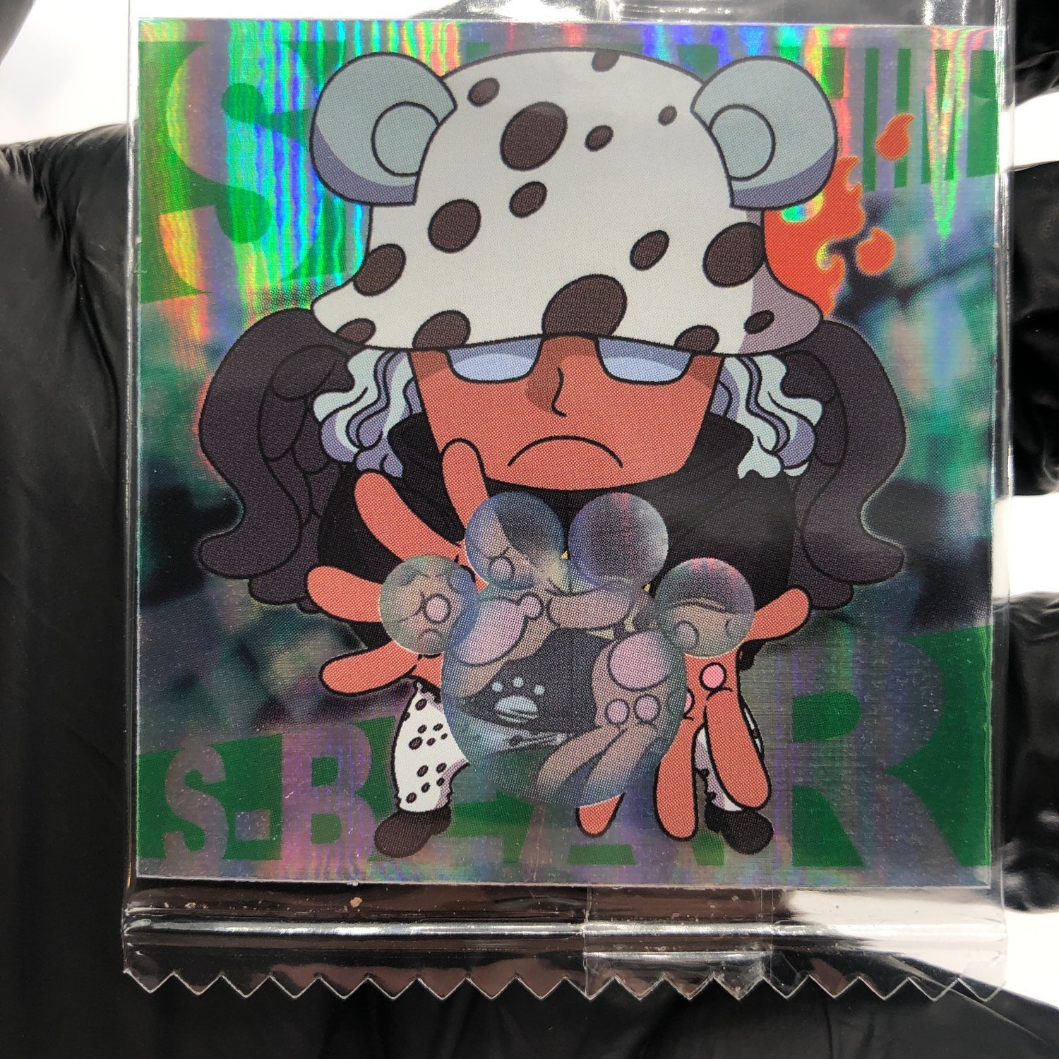 One Piece S-Bear Seraphim SW9-12 GR Holo Wafer  Japanese [Sealed]