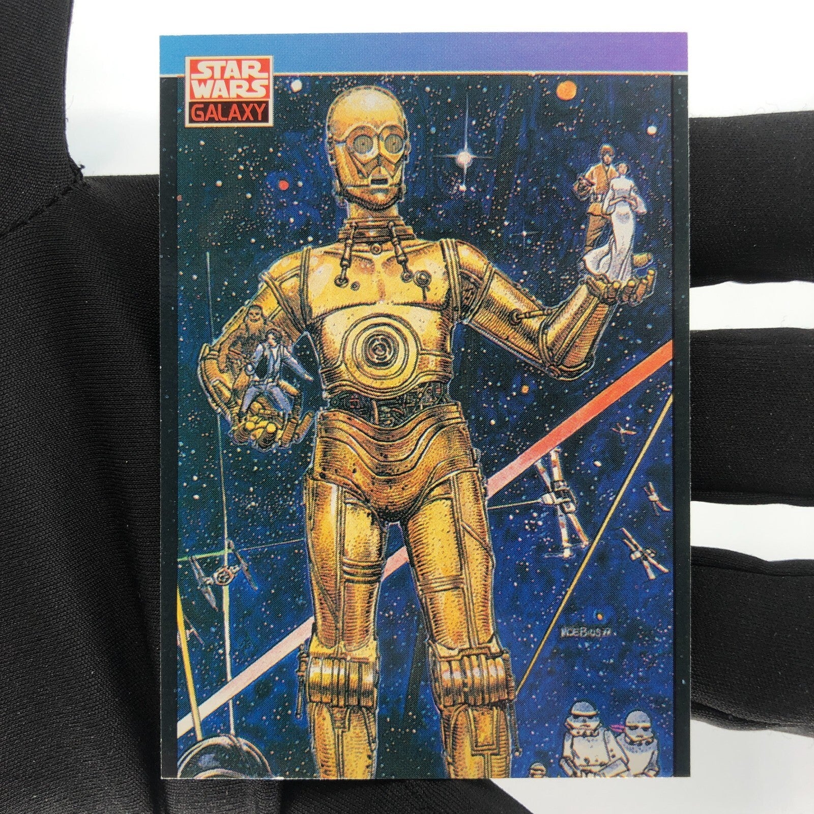 Star Wars Galaxy Card New Visions 111 Topps Han Solo 1993 [Rank A]