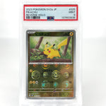 PSA 9 Pokemon Card Pikachu 025/165 C Pokeball SV2a Japanese Karte [9]