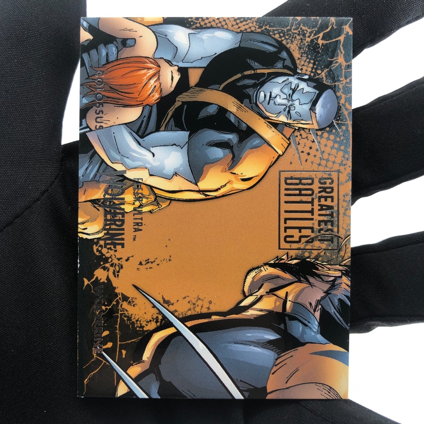 Marvel Card Colossus Vs Greatest Battles GB-19 Fleer Upper Wolverine Ultra [A]