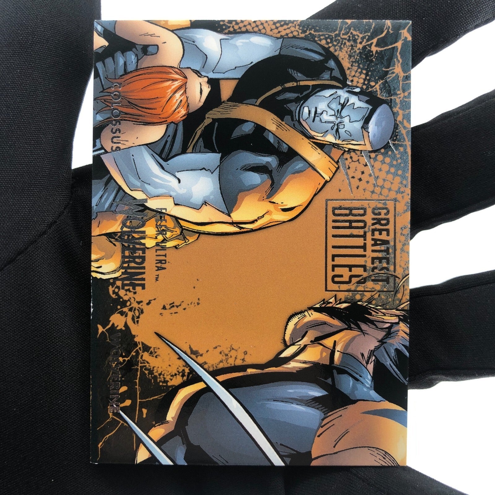 Marvel Card Colossus Vs Greatest Battles GB-19 Fleer Upper Wolverine Ultra [A]