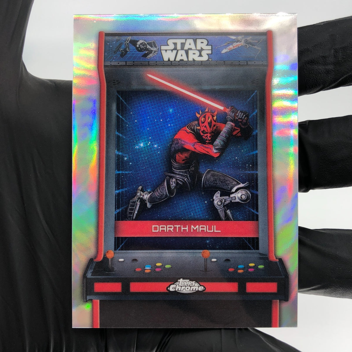 2025 Topps Chrome Star Wars Darth Maul  BS-M Bonus Stage Holo [NM]