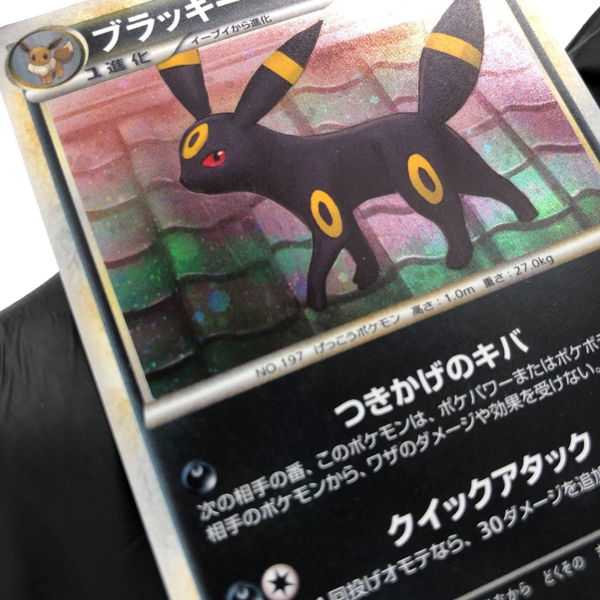 Pokemon Card Umbreon 037/080 Holo 1.Edition L2 2010 Japanese Karte [LP]