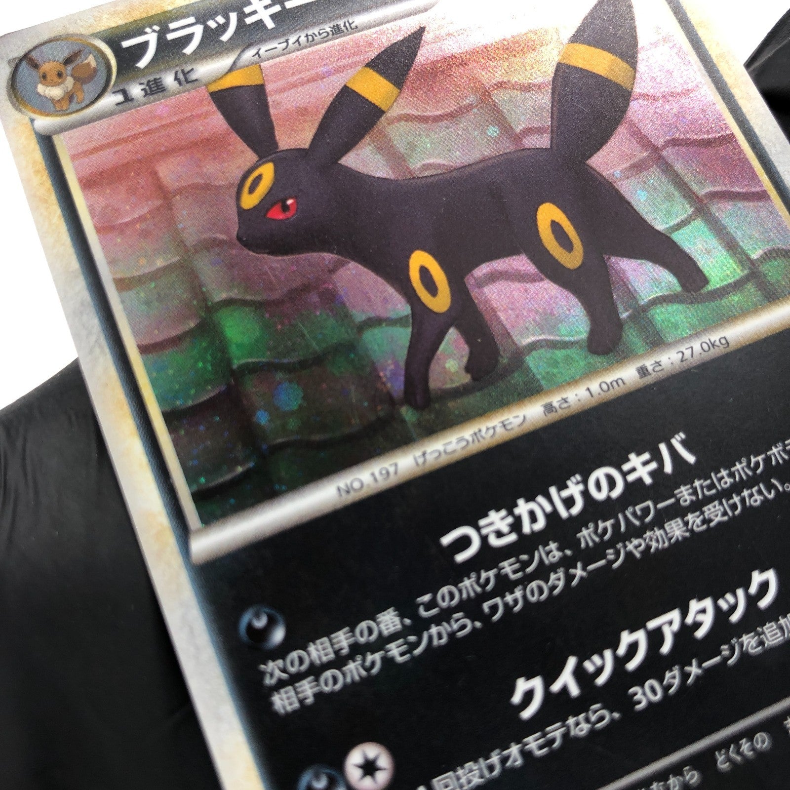 Pokemon Card Umbreon 037/080 Holo 1.Edition L2 2010 Japanese Karte [LP]