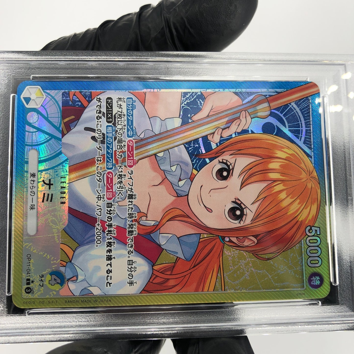One Piece Card PSA 10 Nami OP11-041 L  Alt Art Parallel Japanese [10]