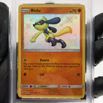 PSA 9 Pokemon Card Riolu SV21/SV94 Holo Hidden Fates 2019 English Karte [9]