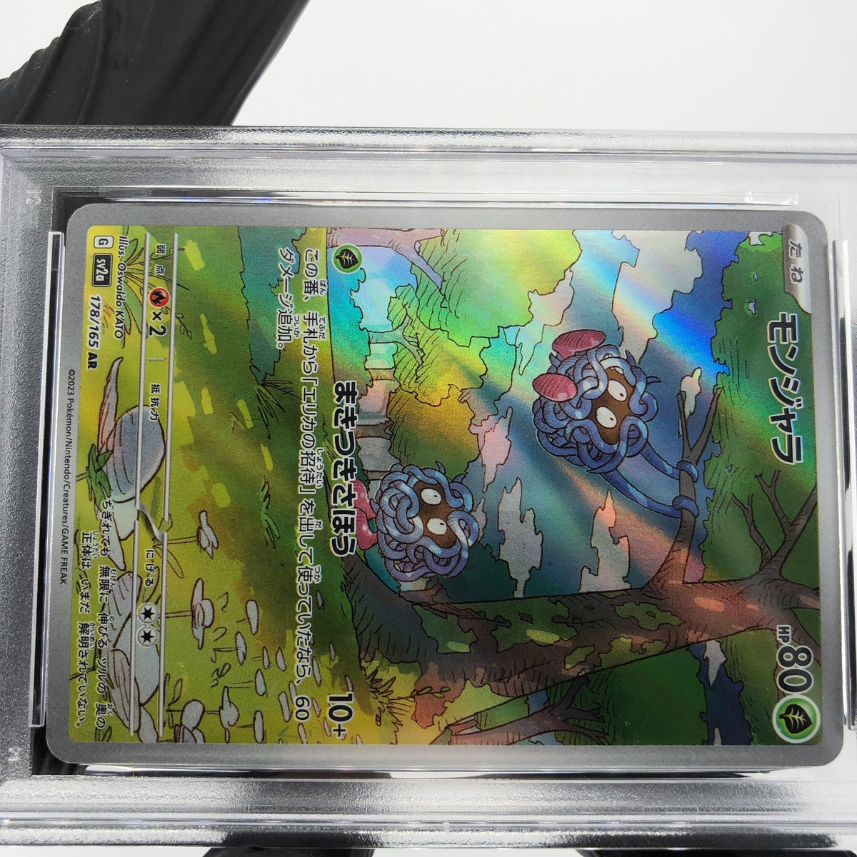 PSA 9 Pokemon Card Tangela 178/165 AR SV2a Japanese Karte [9]