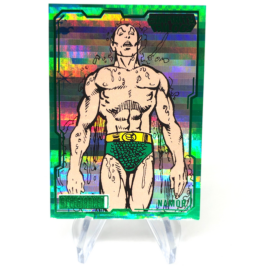 Marvel Card Namor 28 Green Racer /5 Infinity Allegiance Upper Deck [NM]
