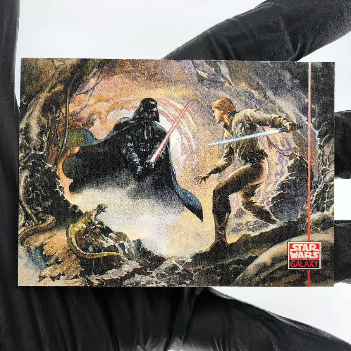 Star Wars Galaxy Card Luke Darth Vader Ray Lago 241 Topps Vader 1994 [NM]