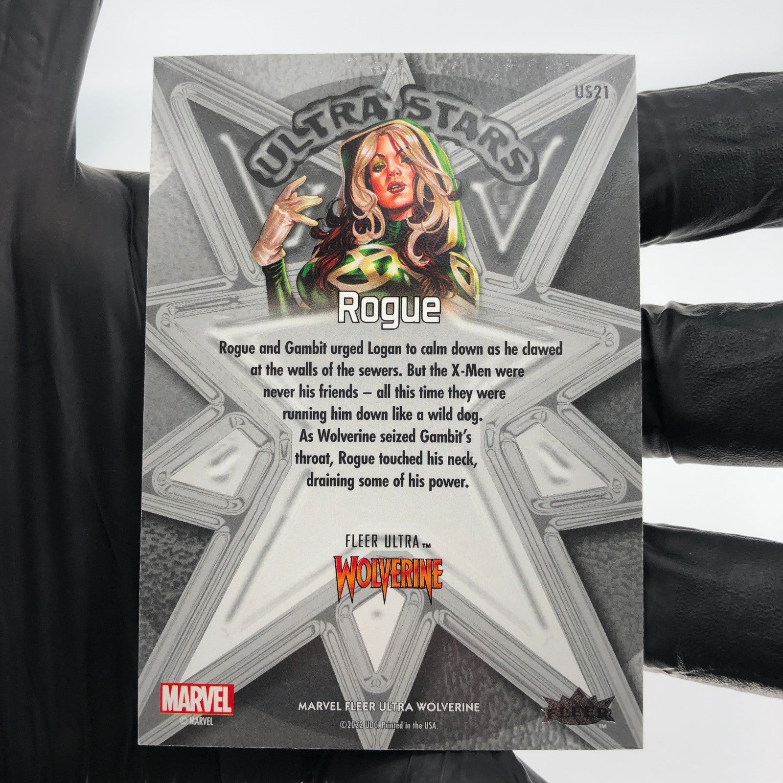 Marvel Card Rogue US21 Ultrastars Wolverine 2022 Fleer Upper Deck [NM]