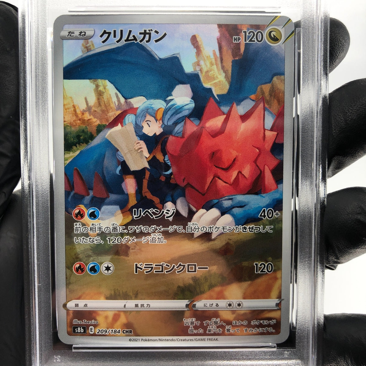 PSA 8 Pokemon Card Druddigon 209/184 CHR S8b Vmax Climax Japanese Karte [8]