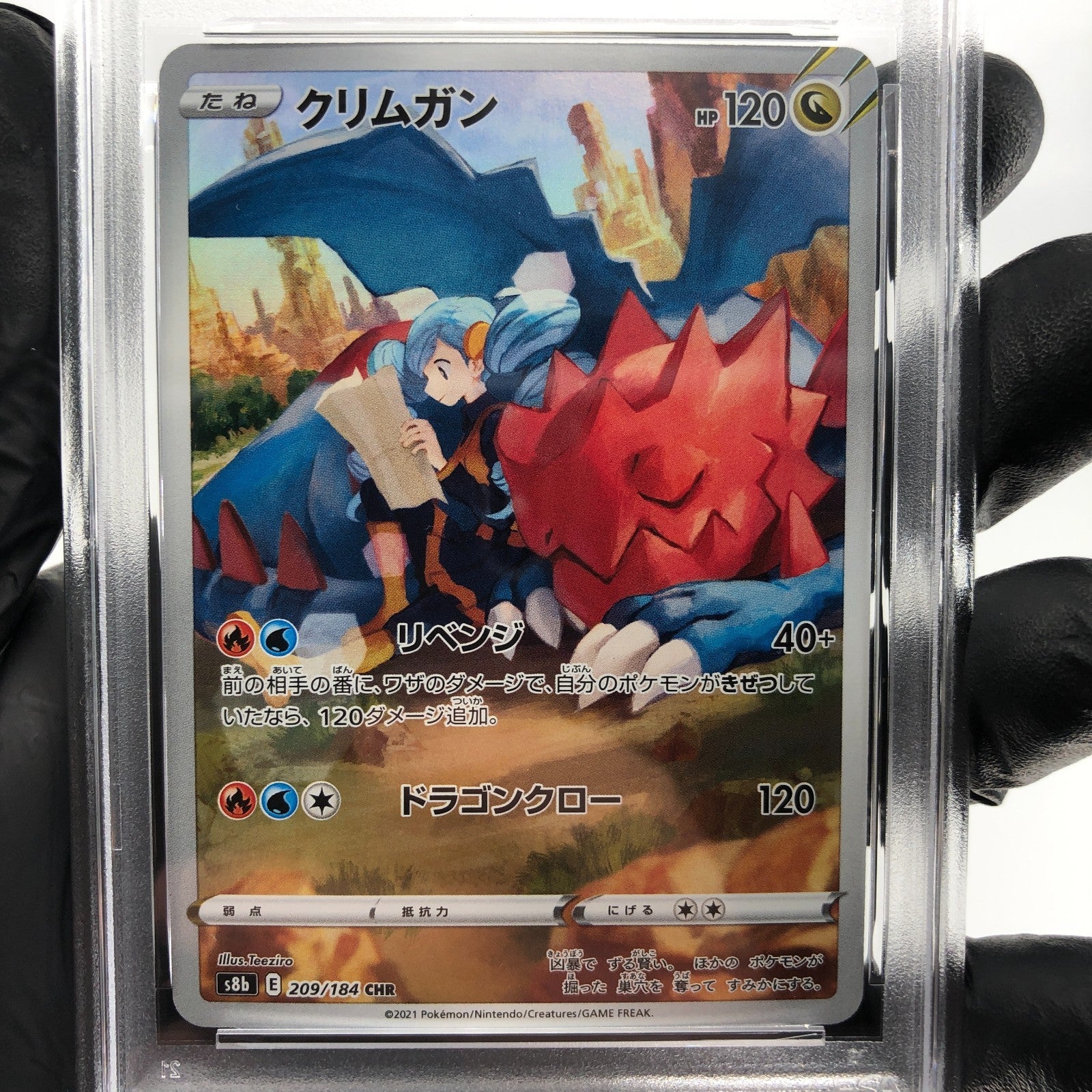 PSA 8 Pokemon Card Druddigon 209/184 CHR S8b Vmax Climax Japanese Karte [8]