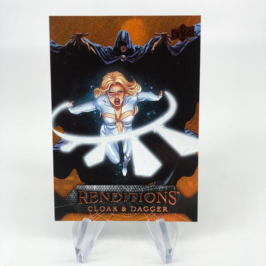 Marvel Card Cloak & Dagger 84 Orange  /299 Fleer Upper Deck Renditions [NM]