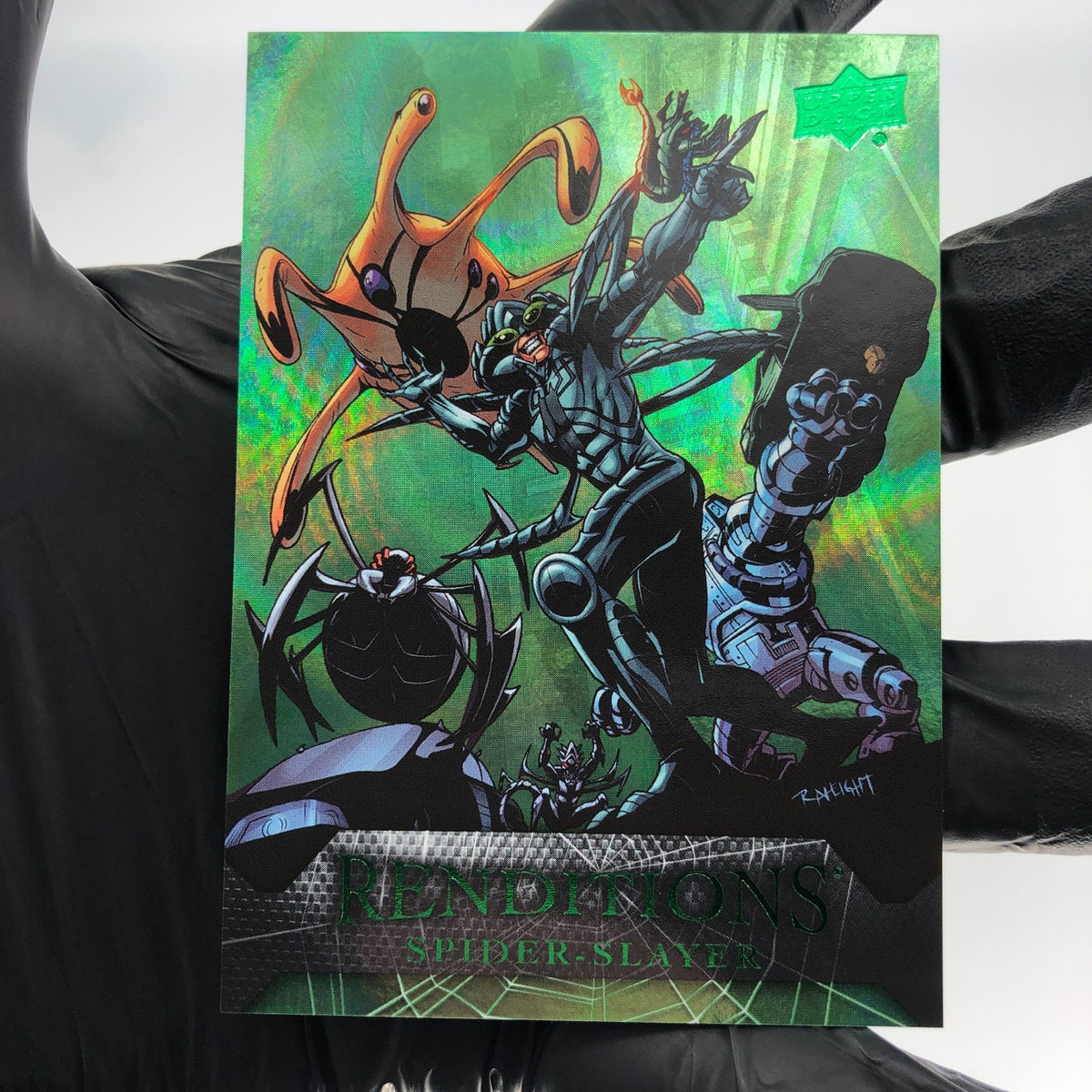 Marvel Card Spider-Slayer 59 Green  /399 Fleer Upper Deck Renditions [NM]