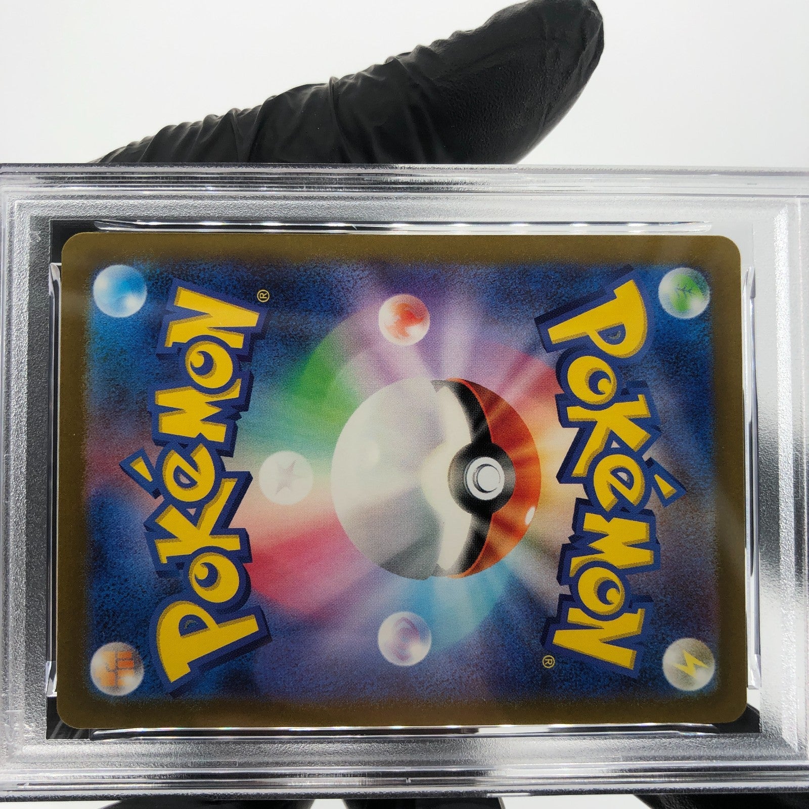 PSA 9 Pokemon Card Larvitar 114/108 AR SV3 Japanese Karte [9]