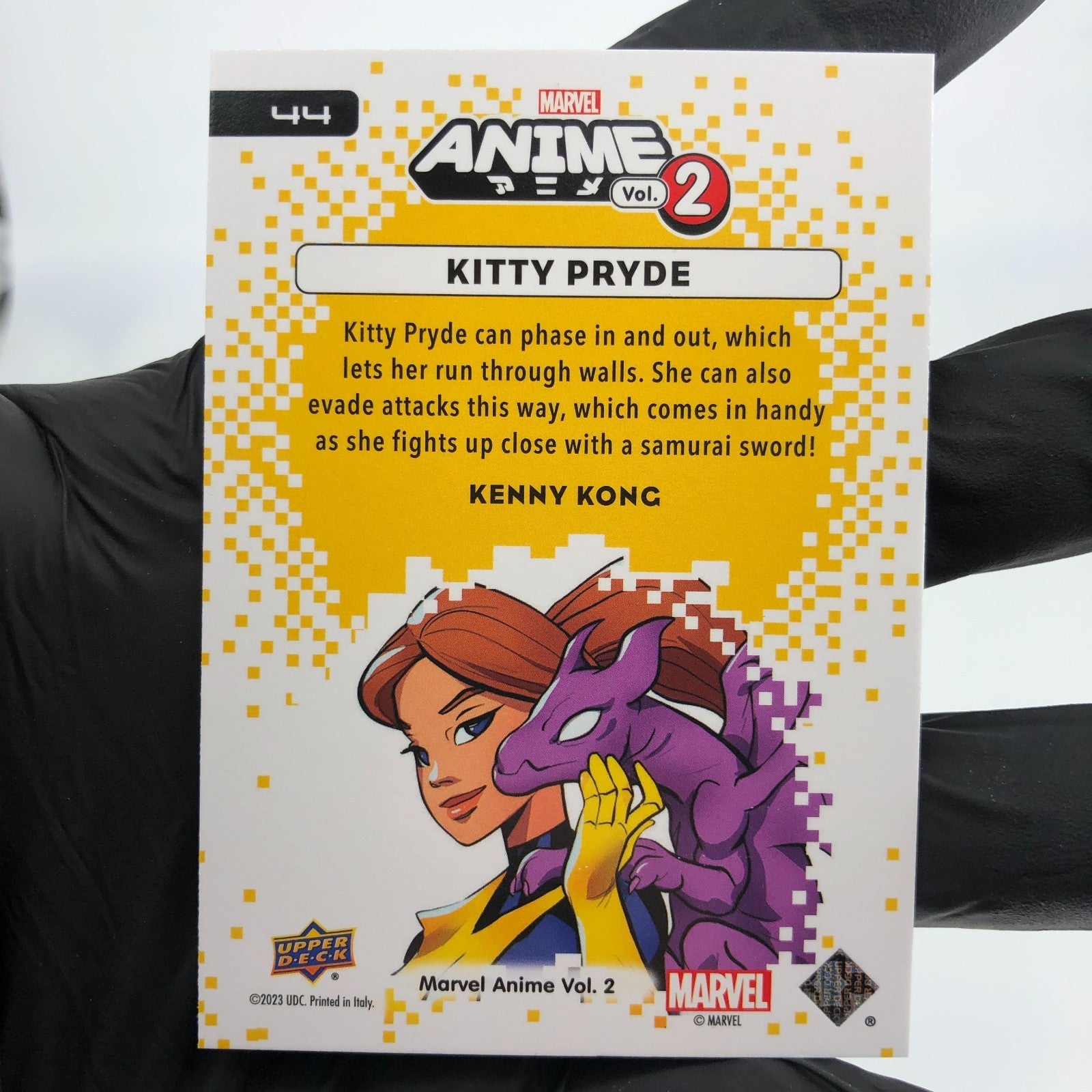 Marvel Card Kitty Pryde 44 Anime Vol.02 Holo Upper Deck Fleer [NM]