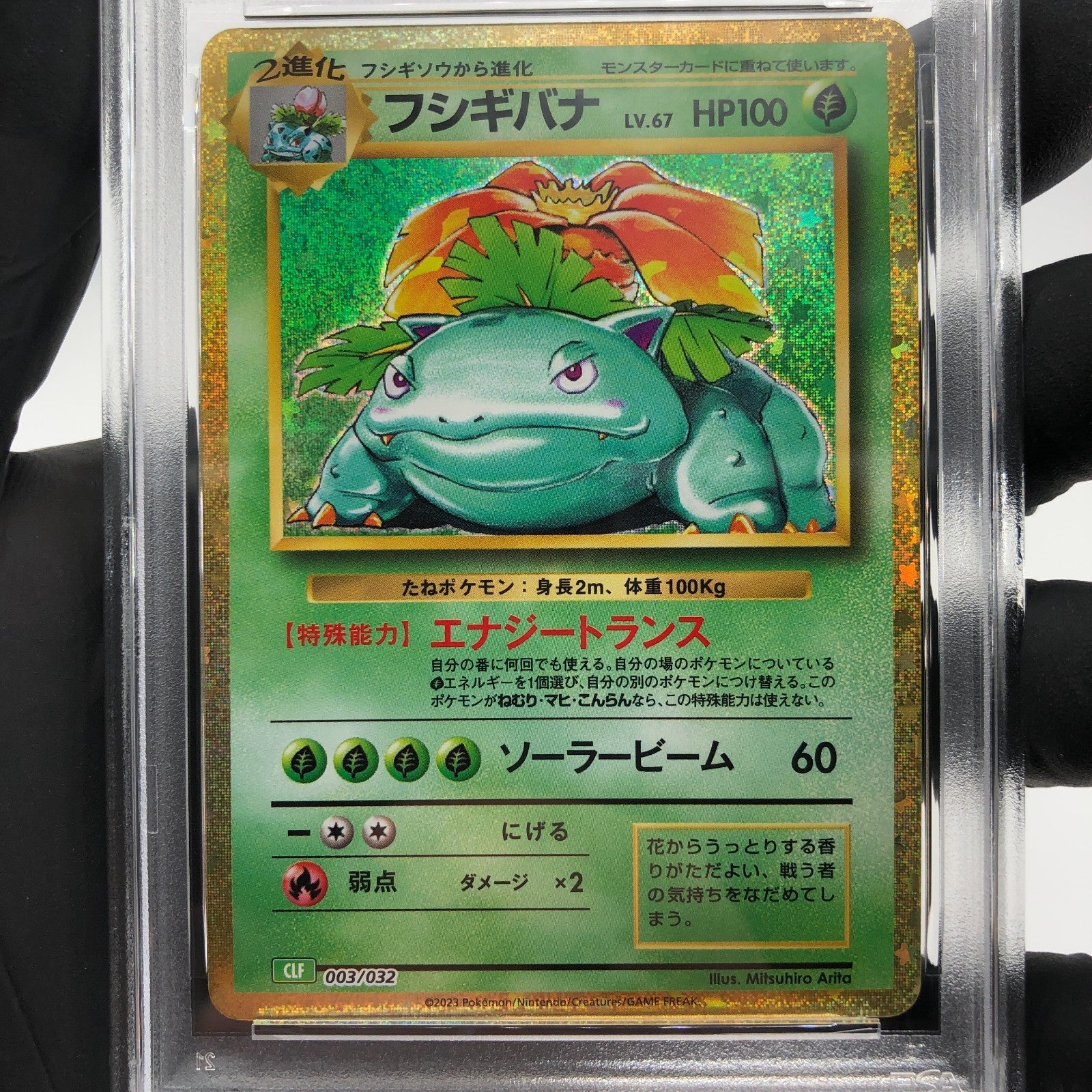 PSA 8 Pokemon Card Venusaur 003/032 CLF Japanese Karte [8]