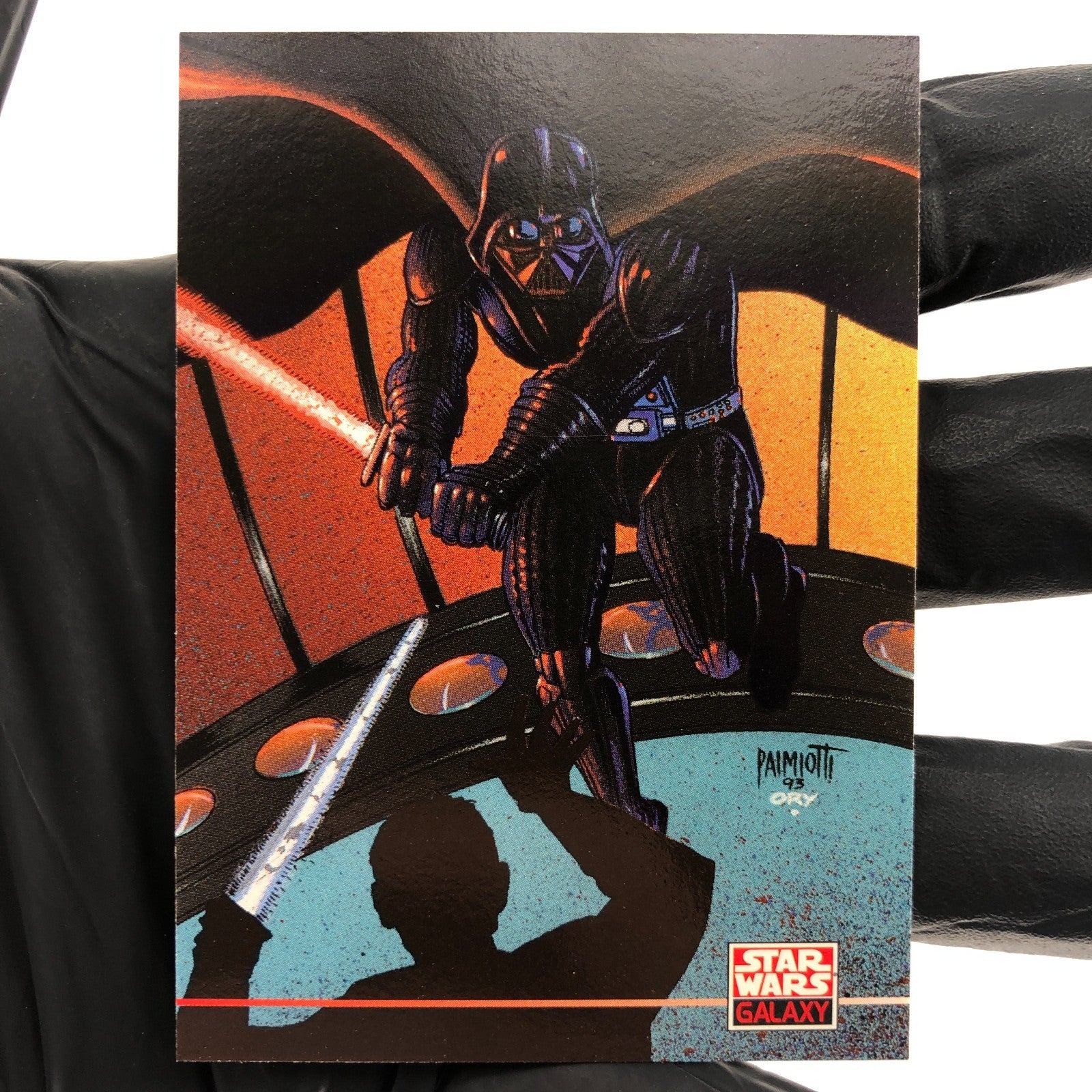 Star Wars Galaxy Card Luke Darth Vader Jimmy Palmiotti 258 Topps Vader 1994 [NM]