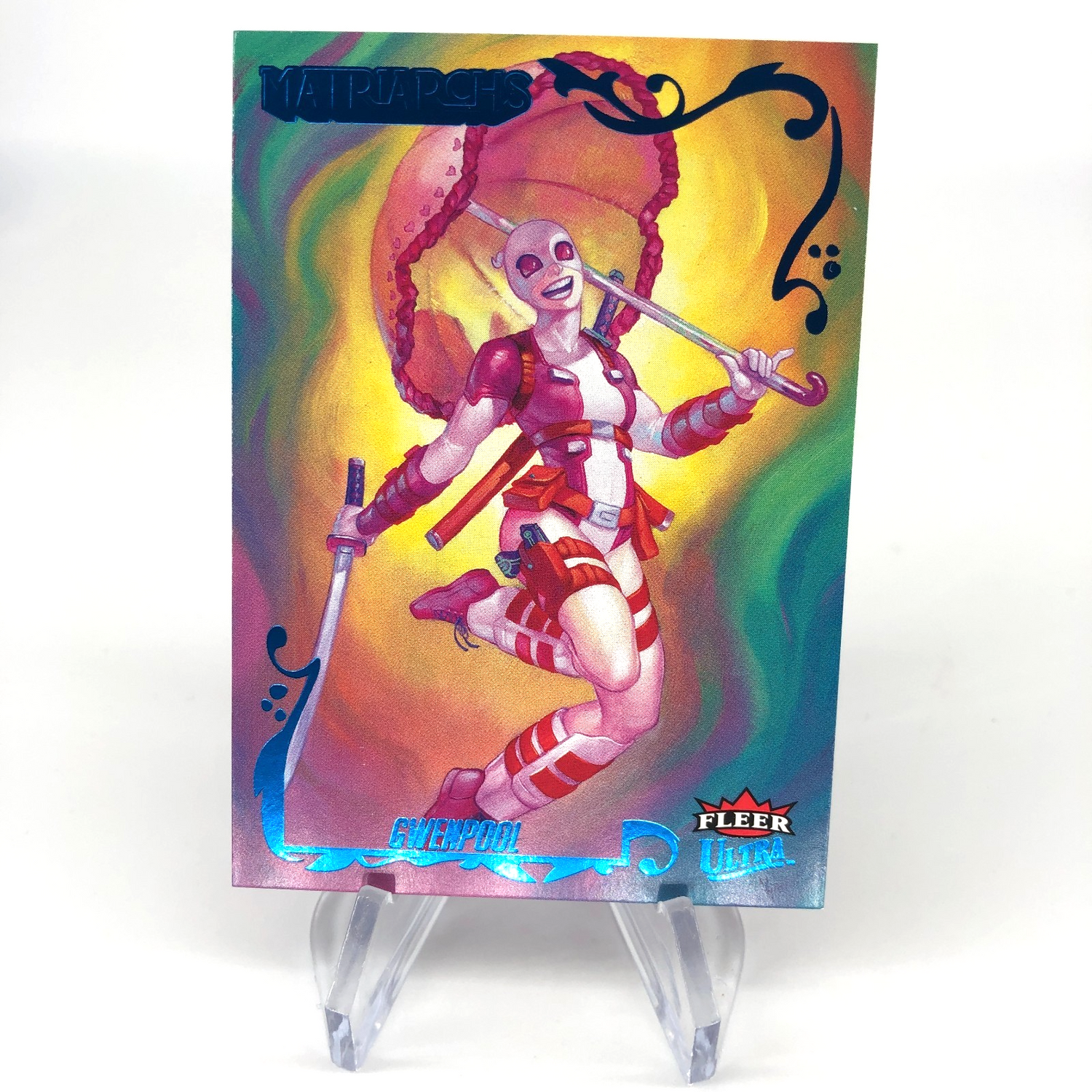 Marvel Card Gwenpool 88 Blue Parallel Matriarchs 2024 Fleer Upper Deck [NM]