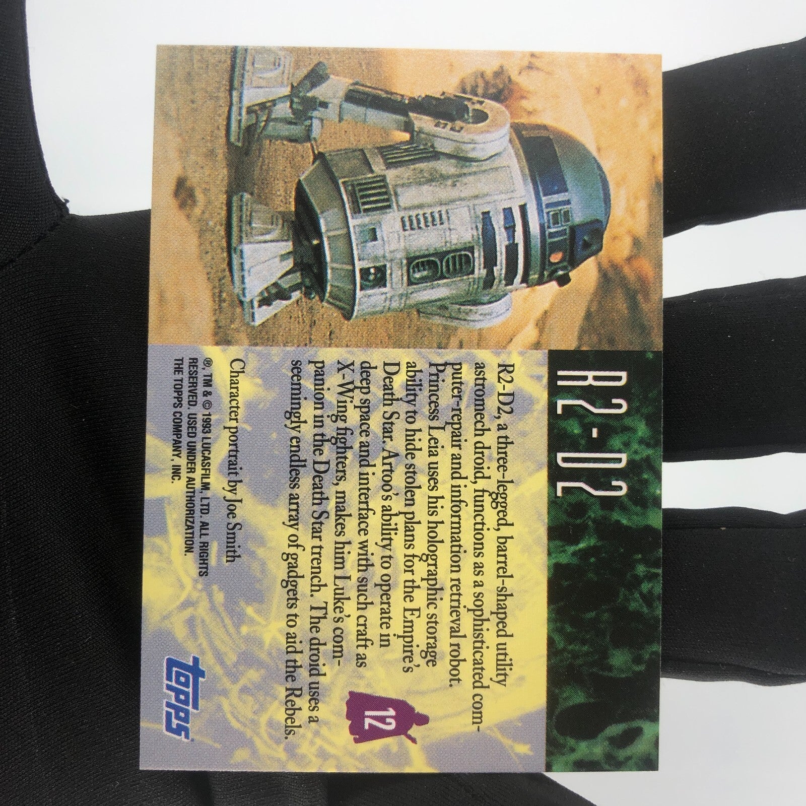 Star Wars Galaxy Card R2-D2 12 Topps 1993 [Rank A]