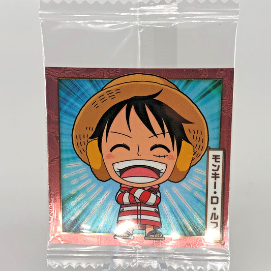 One Piece Luffy SW8-22 N Holo Wafer  Japanese [Sealed]