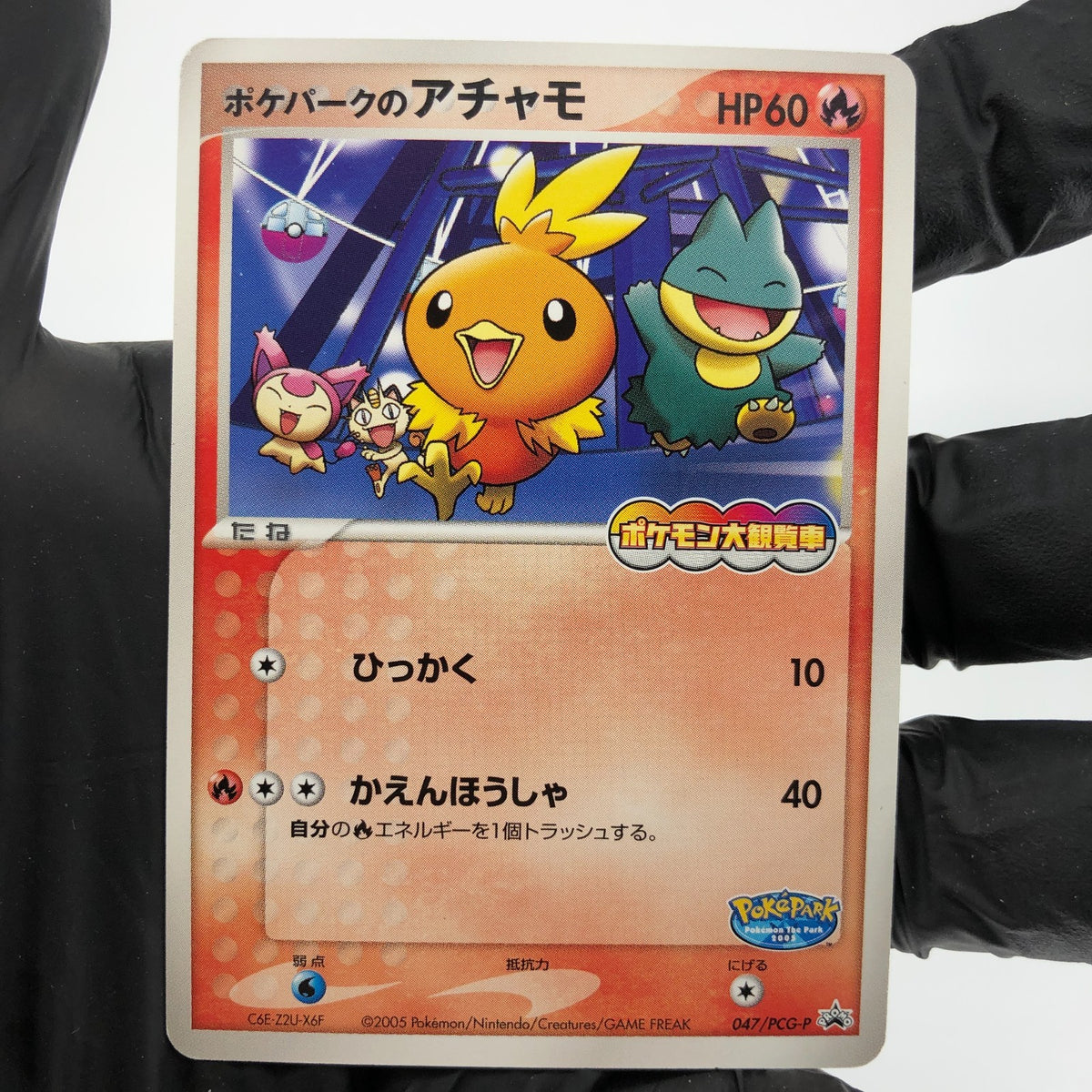 Pokemon Card Torchic 047/PCG-P Pokepark Promo 2005 Japanese Karte [Exc.]