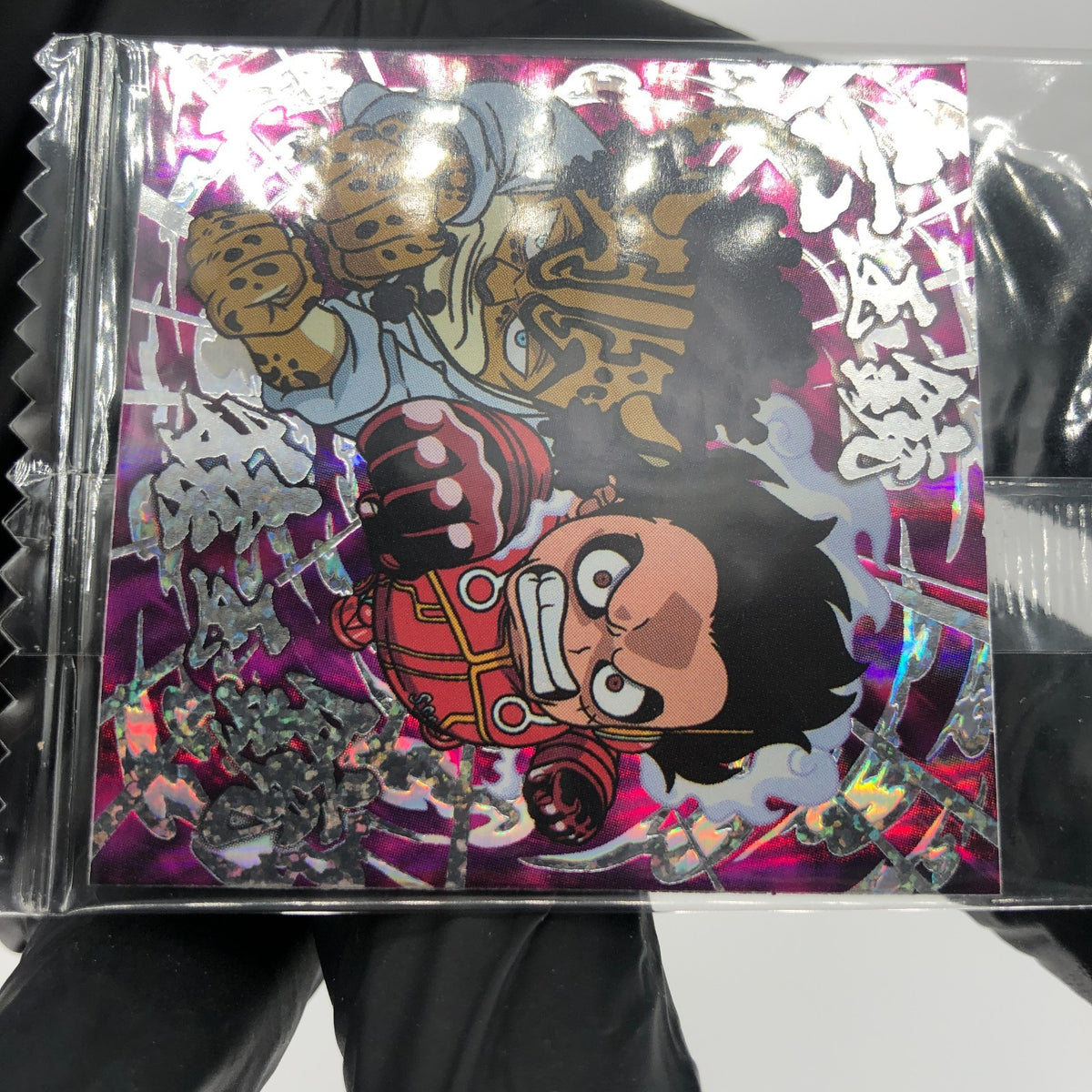 One Piece Luffy Rob Lucci SW9-S1 SEC Holo Wafer  Japanese [Sealed]