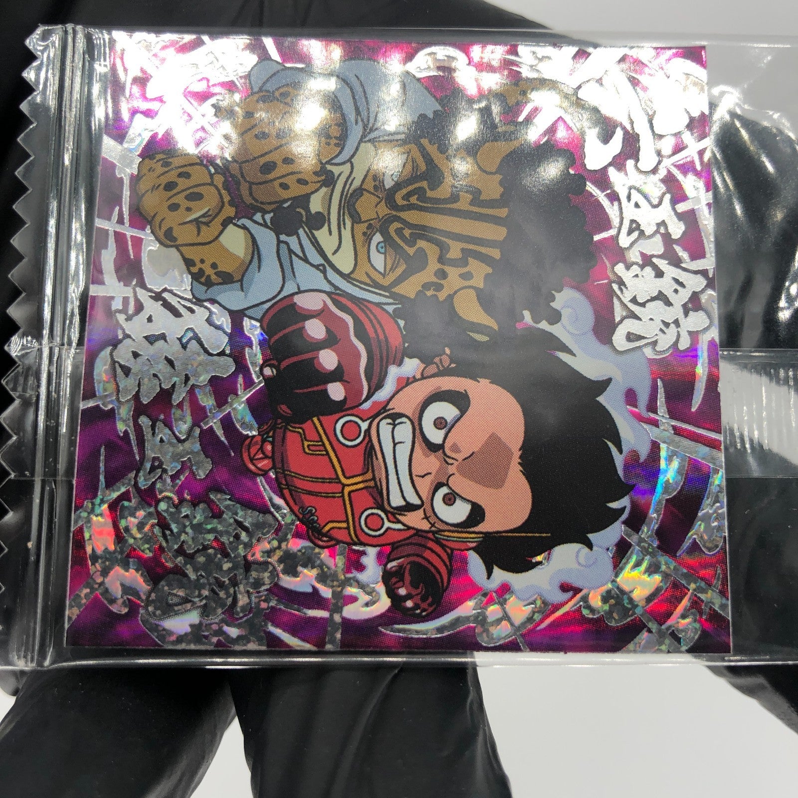 One Piece Luffy Rob Lucci SW9-S1 SEC Holo Wafer  Japanese [Sealed]