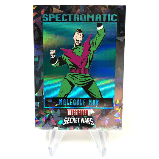 Marvel Card Molecule Man SM-3 Blue /10 Secret Wars Allegiance Omega [NM]