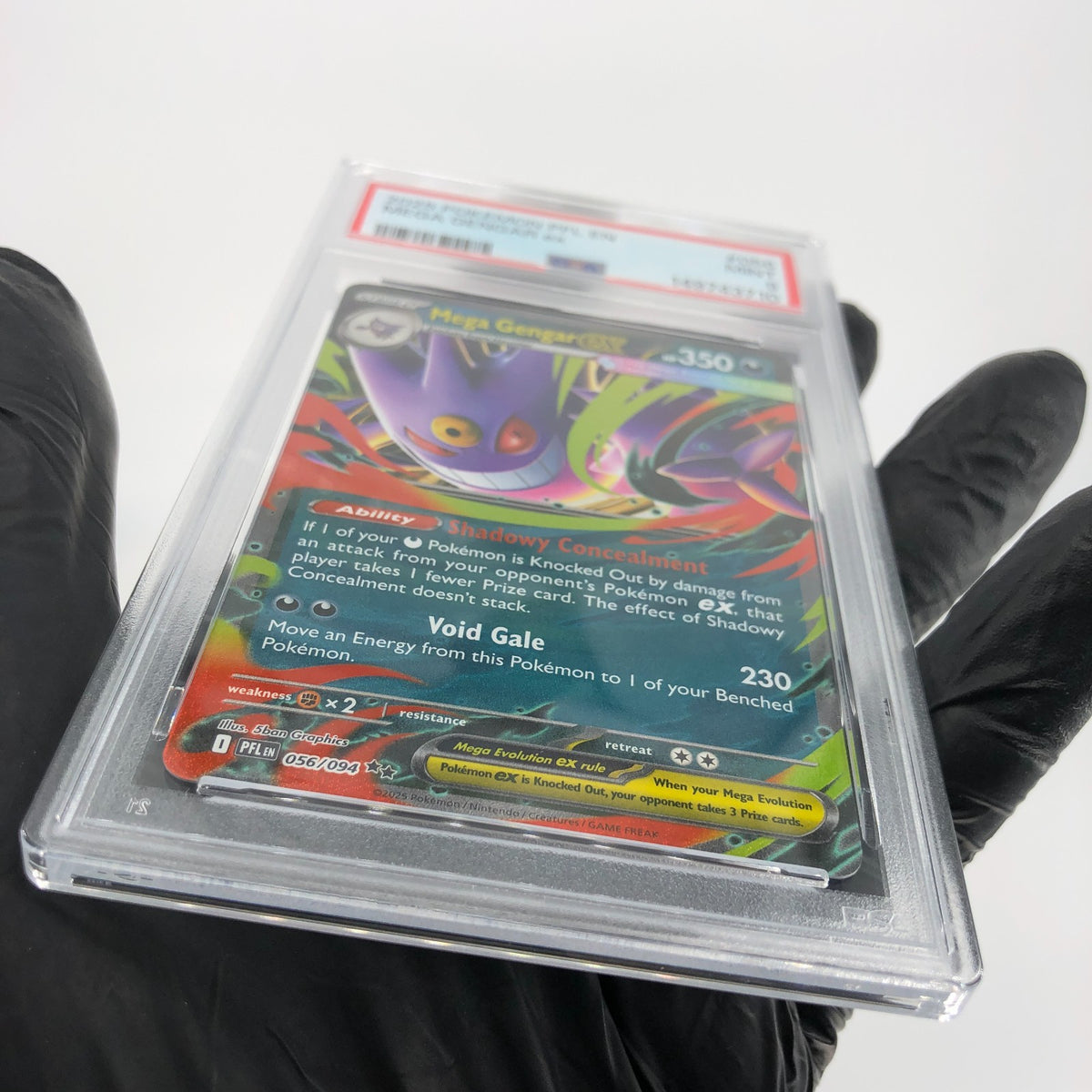 PSA 9 Pokemon Card Gengar Ex 056/094 PFL  English Karte [9]