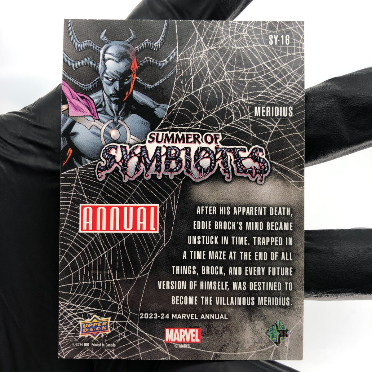 Marvel Card Meridius SY-16 Annual Upper Deck Flair 2023 [NM]