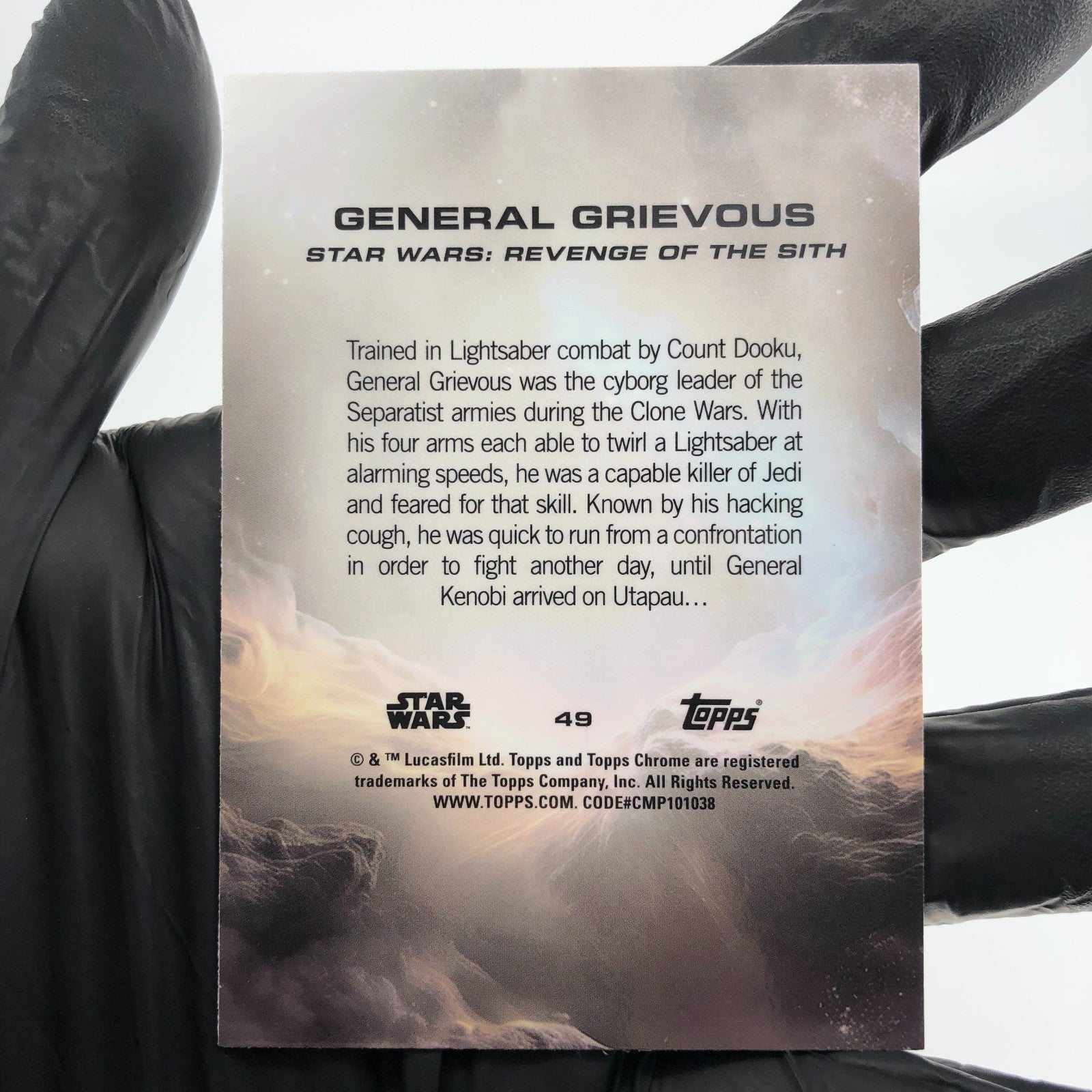 Star Wars Topps Chrome 2025 General Grievous 49 /99 [NM]
