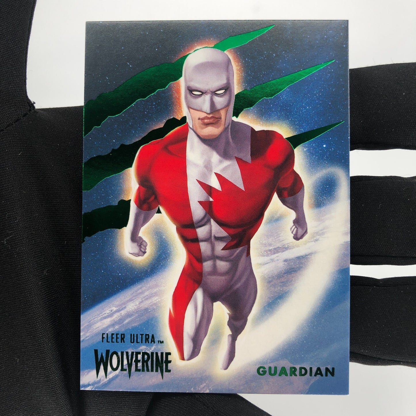 Marvel Card Guardian 8 Green Fleer Upper Wolverine Ultra [A]