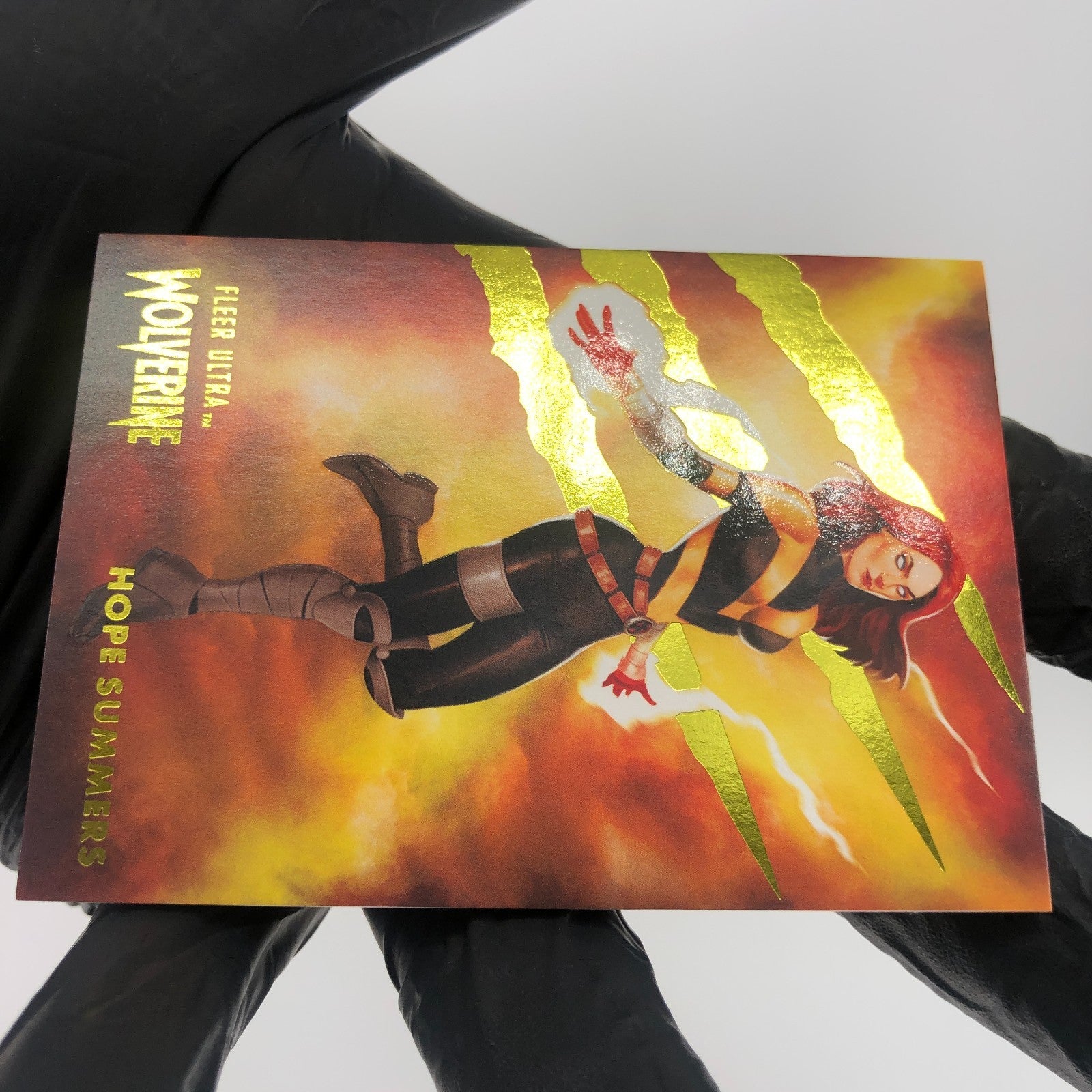 Marvel Card Hope Summers 67 Gold /90 Fleer Upper Deck Ultra Wolverine [NM]