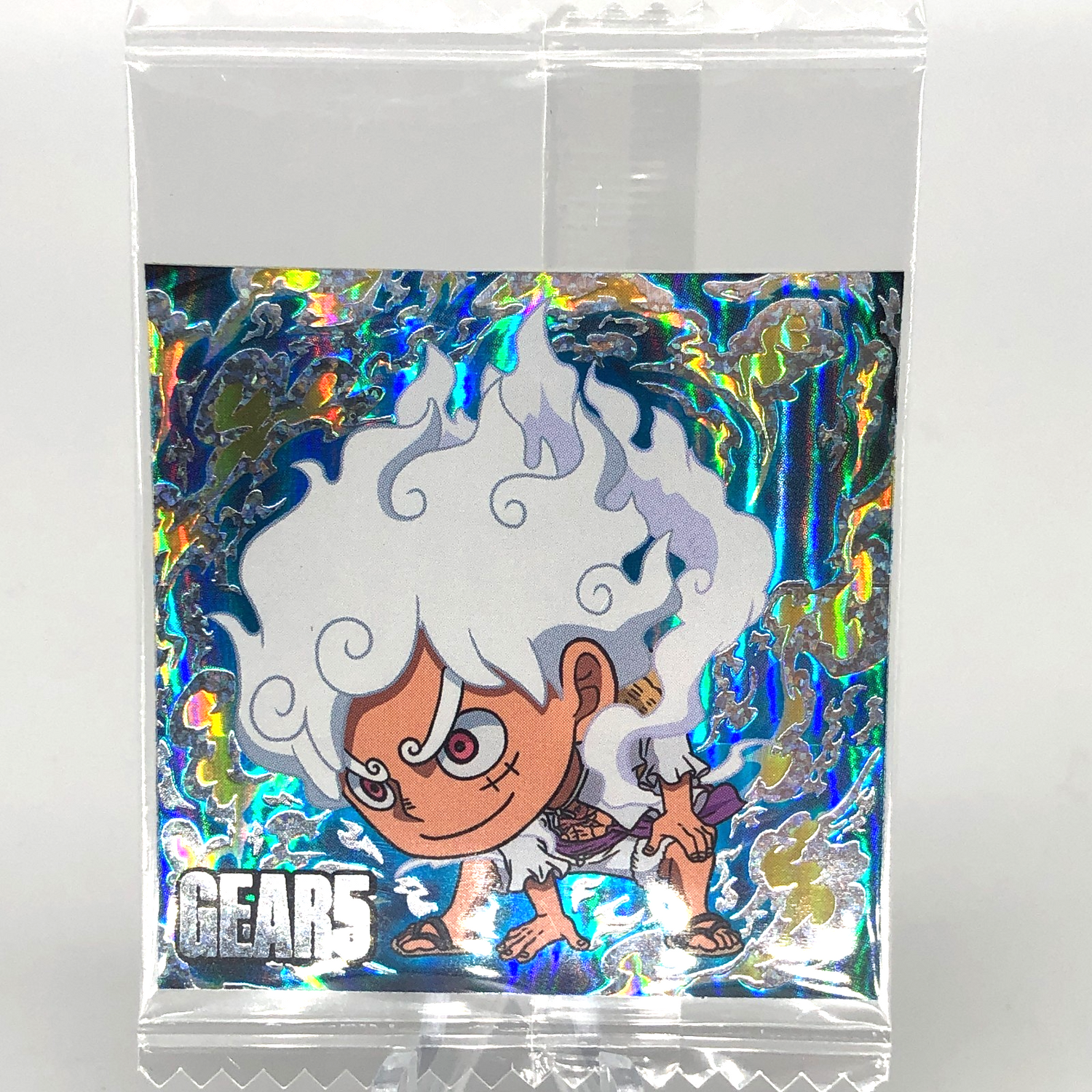 One Piece Luffy Gear 5 SW9-01 SGR Holo Wafer  Japanese [Sealed]